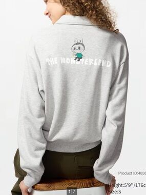 Uniqlo POP MART Half-Zip Sweatshirt